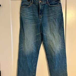 LOFT Women's Boyfriend Jeans in Medium Blue Wash